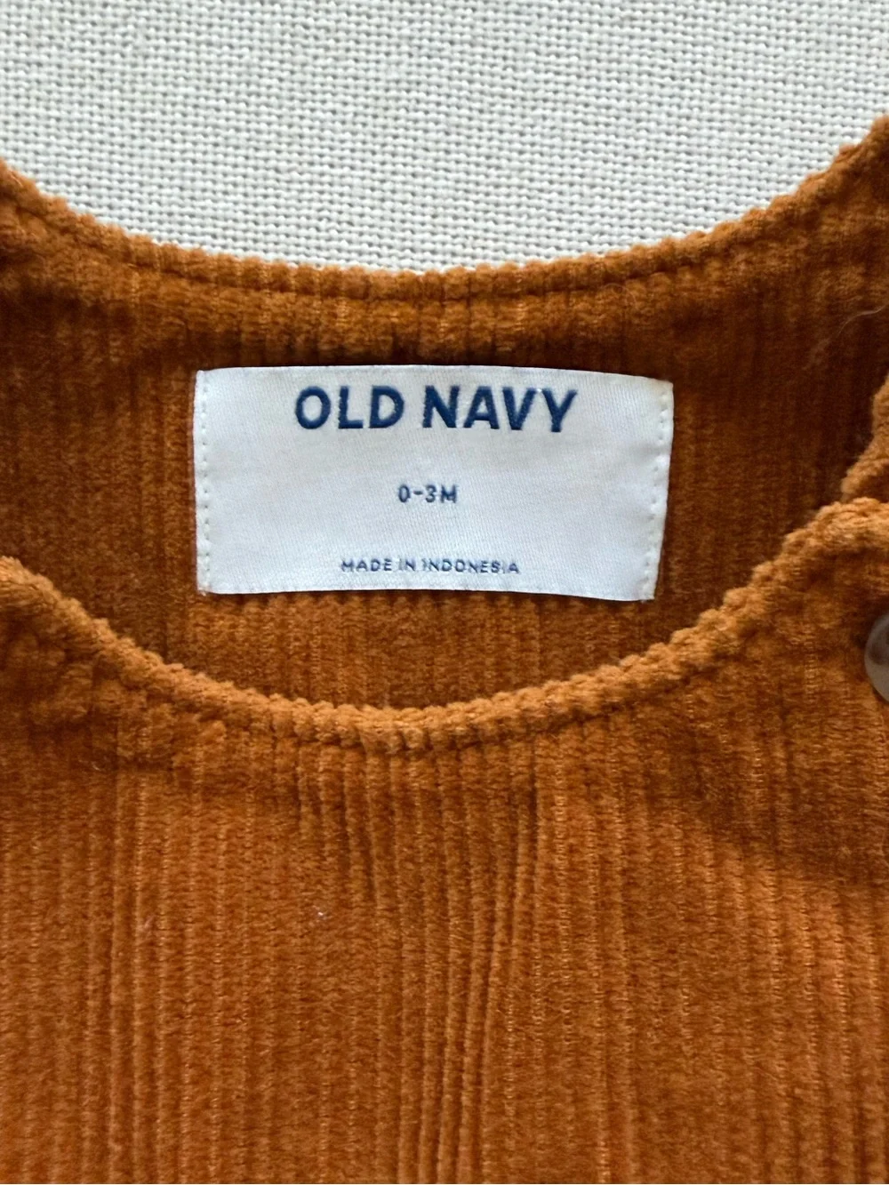 Old Navy Cotton Corduroy Romper Baby